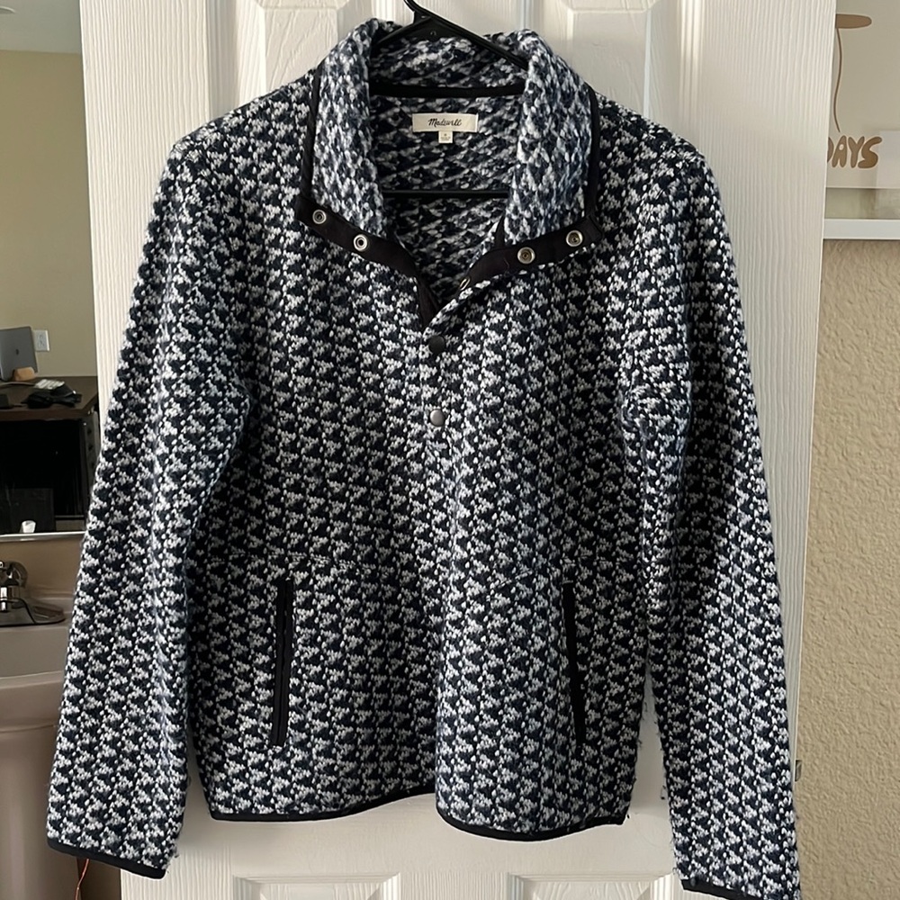 Madewell Wool Pullover Jacket - image 1